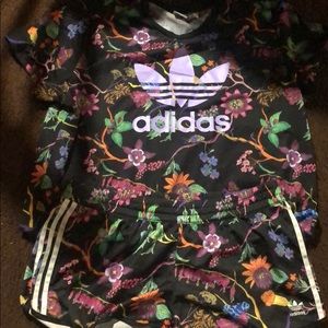 Adidas 2 pc shirt and shorts